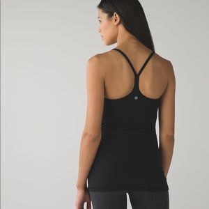 Lululemon black Power Y Tank